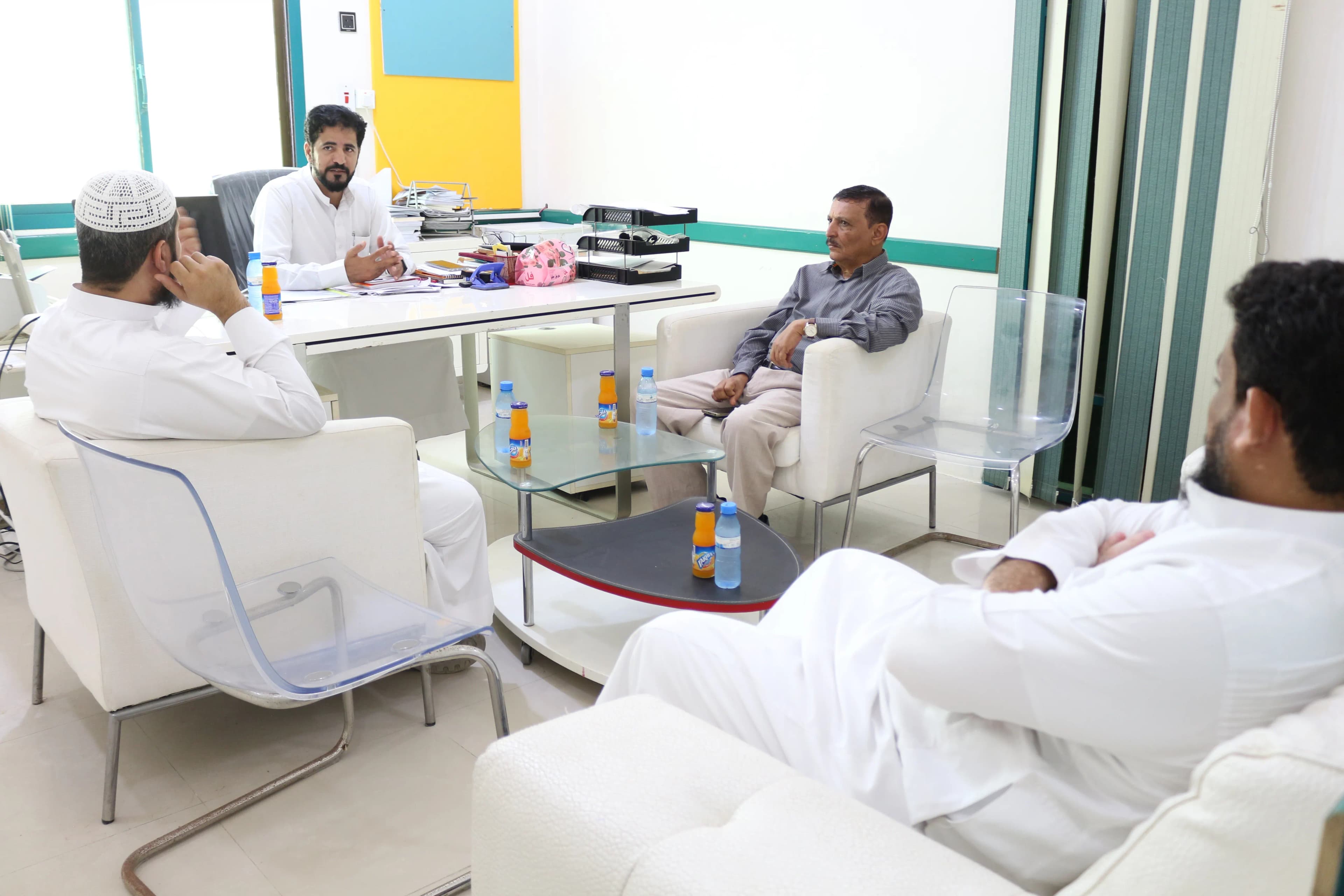 Technical Advisor to the President of the General Authority for Civil Aviation and Meteorology Familiarizes Himself with the Activities of Al-Omran Institute for Studies and Capacity Building