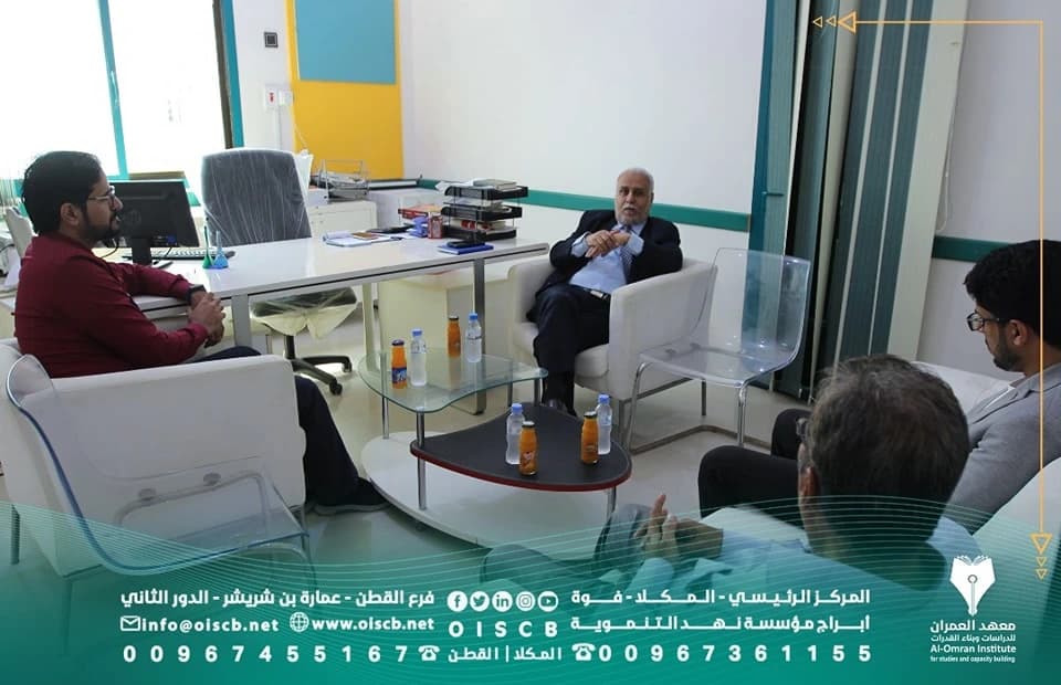 Vice President of Arab University and Dean of the Faculty of Medicine and Health Sciences, Professor Dr. Ali Batrafi, visits Al-Omran Institute for Studies and Capacity Building
